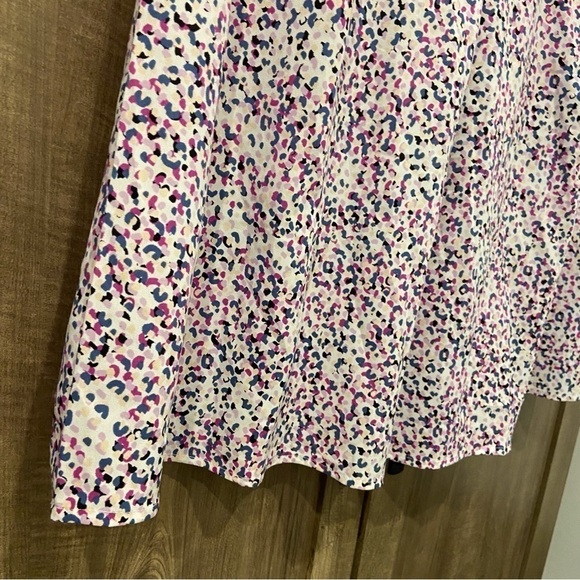 Lane Bryant 14/16 Popover Top Shirt roll tab sleeves notch neck - Picture 8 of 11